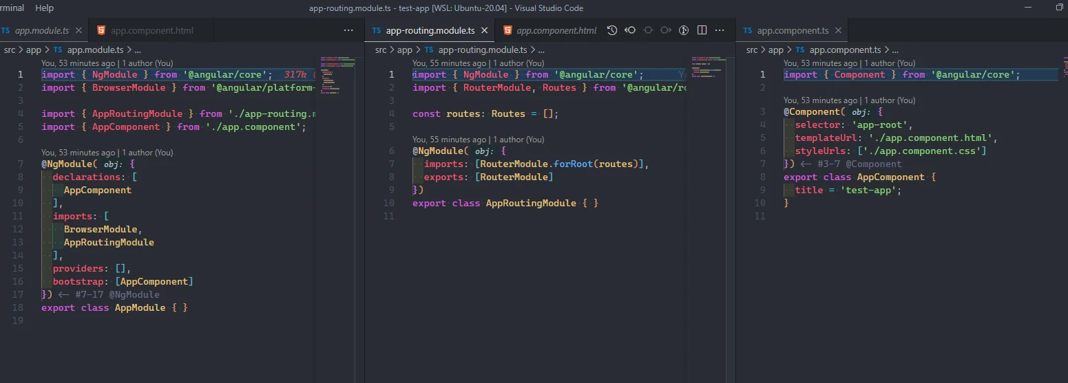 Article image - Angular basic template
